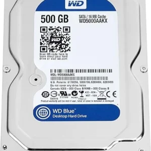 WD Blue 500GB Desktop Hard Disk Drive – 7200 RPM SATA 6 Gb/s 16MB Cache 3.5 Inch – WD5000AAKX